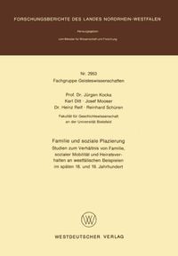 Produktbild: Familie und soziale Plazierung