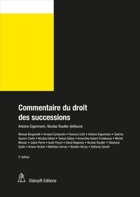 Produktbild: Commentaire du droit des successions