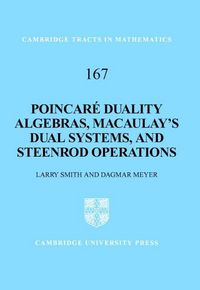 Produktbild: Poincare Duality Algebras, Macaulay's Dual Systems, and Steenrod Operations