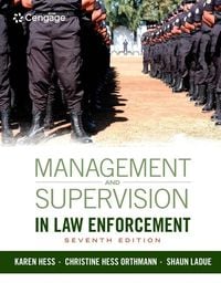 Produktbild: Management and Supervision in Law Enforcement