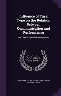 Produktbild: Influence of Task Type on the Relation Between Communication and Performance