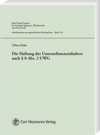 Produktbild: Die Haftung des Unternehmensinhabers