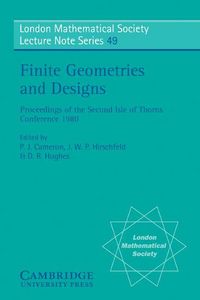 Produktbild: Finite Geometries and Designs