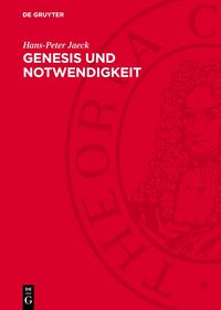 Produktbild: Genesis und Notwendigkeit