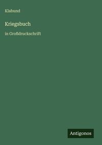 Produktbild: Kriegsbuch