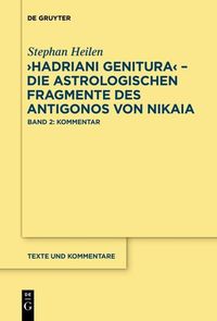 Produktbild: "Hadriani genitura" - Die astrologischen Fragmente des Antigonos von Nikaia