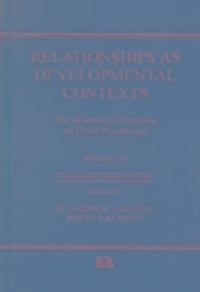 Produktbild: Relationships as Developmental Contexts
