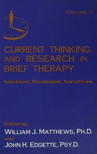 Produktbild: Current Thinking and Research in Brief Therapy