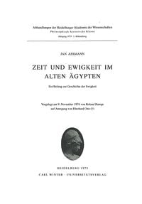 Produktbild: Zeit und Ewigkeit im alten &Auml;gypten