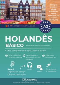 Produktbild: Aprender holand&ecirc;s A2 b&aacute;sico. Curso completo com app, v&iacute;deo e &aacute;udio (Nederlands leren voor Portugezen)