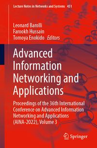 Produktbild: Advanced Information Networking and Applications