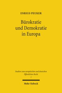 Produktbild: B&uuml;rokratie und Demokratie in Europa
