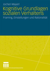 Produktbild: Kognitive Grundlagen sozialen Verhaltens