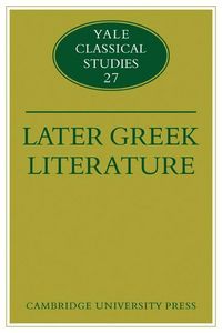 Produktbild: Later Greek Literature