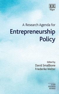 Produktbild: A Research Agenda for Entrepreneurship Policy