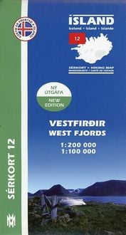 Produktbild: Island Serkort 12 Vestfirdir
