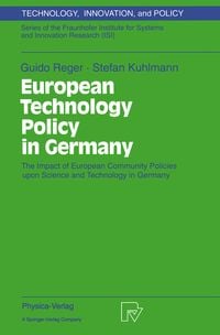 Produktbild: European Technology Policy in Germany