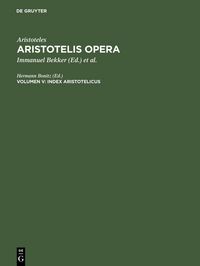 Produktbild: Index Aristotelicus