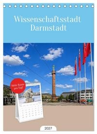 Produktbild: Tischplaner 2027 - Wissenschaftsstadt Darmstadt (A5 Tischkalender zum Aufstellen) CALVENDO