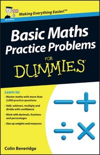 Produktbild: Basic Maths Practice Problems For Dummies, UK Edition