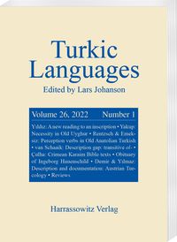 Produktbild: Turkic Languages 26 (2022) 1