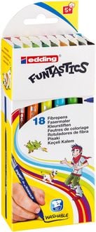 Produktbild: Edding 15 Funtastics Fasermaler sortiert 18St Set