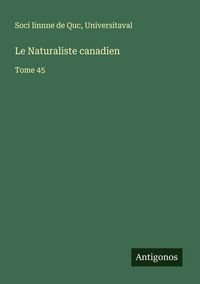Produktbild: Le Naturaliste canadien