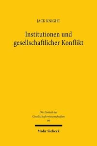 Produktbild: Institutionen und gesellschaftlicher Konflikt
