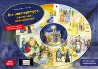 Produktbild: Die Jahreskrippe: Advent und Weihnachtszeit. Kamishibai Bildkartenset
