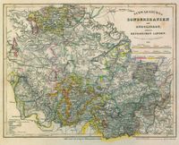 Bild vom Artikel Major, R: Historische Karte: Fürstentum Schwarzburg-Sondersh vom Autor Radefeld Major