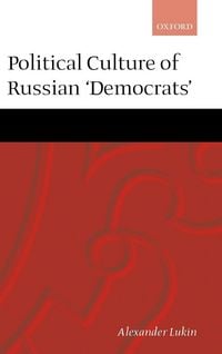 Produktbild: The Political Culture of the Russian Democrats