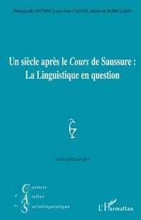 Produktbild: Un si&egrave;cle apr&egrave;s le "Cours" de Saussure
