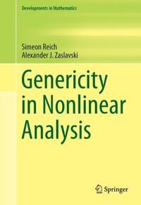 Produktbild: Genericity in Nonlinear Analysis
