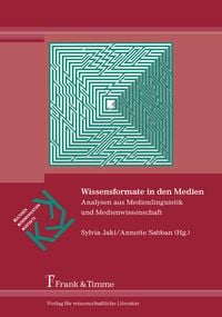 Produktbild: Wissensformate in den Medien
