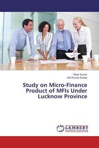 Produktbild: Study on Micro-Finance Product of MFIs Under Lucknow Province
