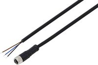 Produktbild: TRU COMPONENTS TC-13751936 Anschlussleitung M8 x 1 Buchse, gerade 5m Polzahl Sensoren: 3 1St.