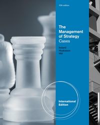 Produktbild: The Management of Strategy: Cases, International Edition