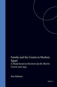 Produktbild: Family and the Courts in Modern Egypt