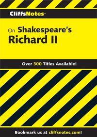 Produktbild: CliffsNotes on Shakespeare's Richard II