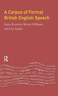 Produktbild: A Corpus of Formal British English Speech