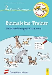Produktbild: Lernen mit Teo und Tia Mathematik &ndash; Einmaleins-Trainer &ndash; 2. Klasse Volksschule