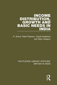 Produktbild: Income Distribution, Growth and Basic Needs in India
