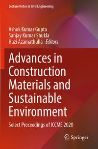 Produktbild: Advances in Construction Materials and Sustainable Environment