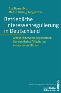 Produktbild: Betriebliche Interessenregulierung in Deutschland