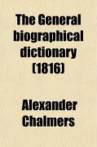 Produktbild: The General Biographical Dictionary