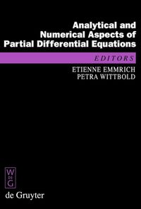 Produktbild: Analytical and Numerical Aspects of Partial Differential Equations