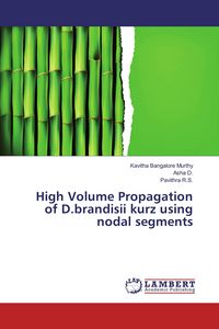 Produktbild: High Volume Propagation of D.brandisii kurz using nodal segments
