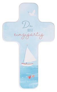 Produktbild: Kinderholzkreuz - Du bist einzigartig