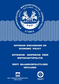Produktbild: Estnische Gespr&auml;che &uuml;ber Wirtschaftspolitik 2/2015