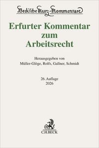 Produktbild: Erfurter Kommentar zum Arbeitsrecht